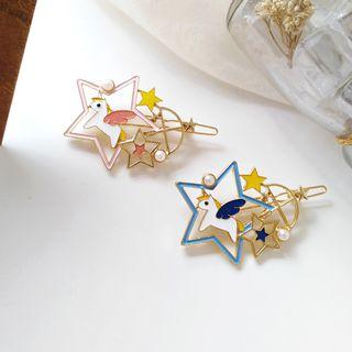 Unicorn Star Hair Clip