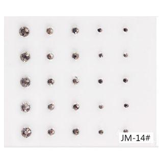 Diy Metallic Nail Art Decoration (jm-14) 1 Set