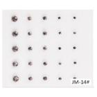 Diy Metallic Nail Art Decoration (jm-14) 1 Set