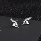 Deer Stud Earring 1 Pair - Es834 - One Size