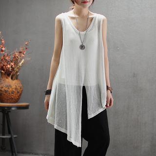 Set: Plain Tank Top + Camisole Top