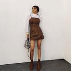 Spaghetti-strap Snake Print Dress