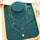 Heart Layered Necklace 5501401 - Gold - One Size