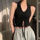 Halter Drawstring Top