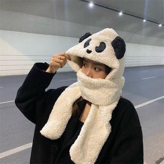 Panda Hooded Scarf