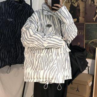 Zebra Print Padded Jacket