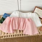 Boatneck Bell-sleeve Crop Top