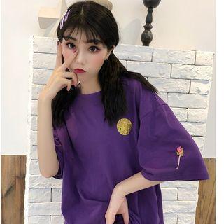 Wide Short-sleeve T Shirt