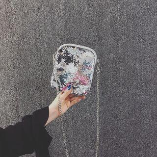 Sequined Mini Crossbody Bag