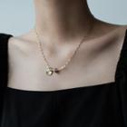Smiley Chain Necklace Gold - One Size