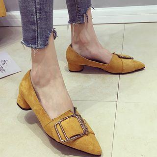 Low Heel Pointy Pumps
