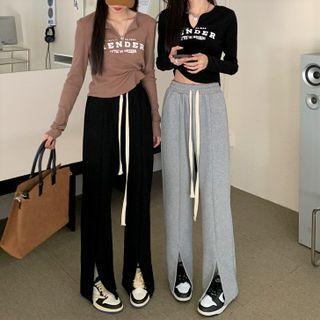 Loose-fit Straight Leg Sweatpants