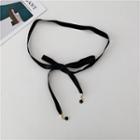 Flower Velvet String Belt