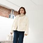 Double-breasted Eco-fur Jacket