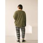 Plus Size Tapered Plaid Pants