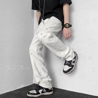 Loose Fit Studded Jeans