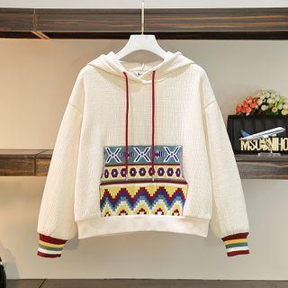 Patterned Hoodie / Harem Jeans / Set