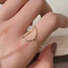 Metal Moon Ring Gold - 1420a#