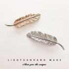 Feather Alloy Hair Clip