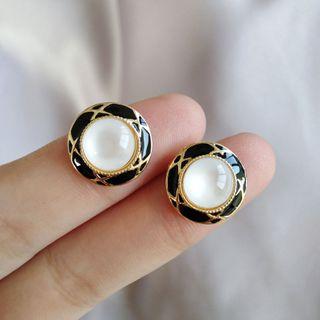 Resin & Glaze Earring