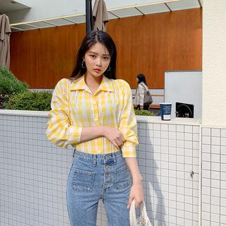 Pastel Check Cotton Shirt