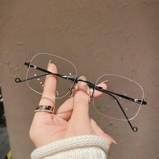 Frameless Square Glasses