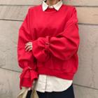 Tie-sleeve Over-fit Sweatshirt