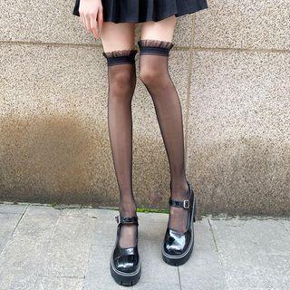 Frill Trim Stockings