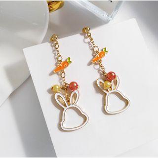 Rabbit Drop Earring / Clip-on Earring