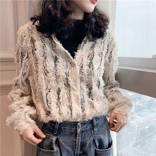 Fringed Lace Blouse