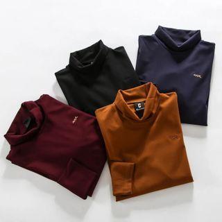 Cross Embroidered Long-sleeve T-shirt