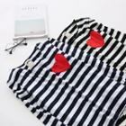 Long-sleeve Striped Applique Top