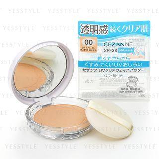 Cezanne - Uv Clear Face Powder Spf 28 Pa+++ (#00 Light Beige) 10g