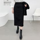[lovb] Formal H-line Long Skirt