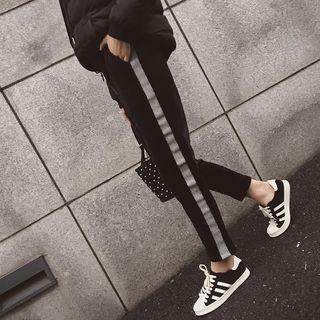 Velvet Panel Sweatpants