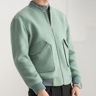 Knitted Bomber Jacket