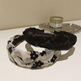 Floral Mesh Headband