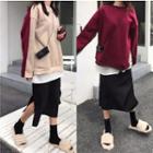 Loose-fit Two Tone Pullover