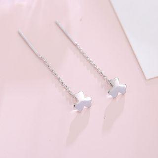 Clover Earring 1 Pair - Silver - One Size