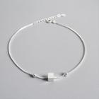 Cube Anklet Silver - One Size