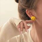 Smiley Earrings Yellow - One Size