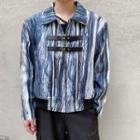 Buckled Tie-dyed Shirt