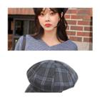 Checked Beret