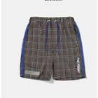 Plaid Lettering Shorts