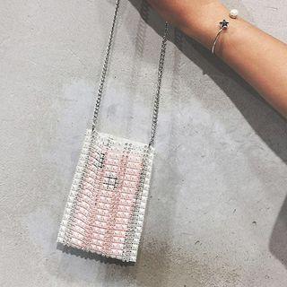 Imitation Pearls Crossbody Bag