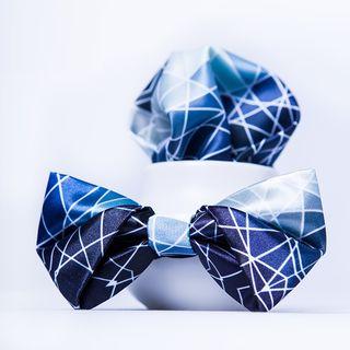 Patterned Bow Tie / Pocket Square