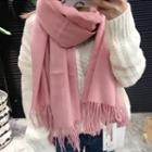 Fringed Woolen Scarf