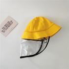 Plain Bucket Hat With Face Shield (1 Pc)