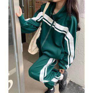 Color Block Jacket / Color Block Sweatpants