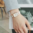 Rectangle Dial Strap Watch